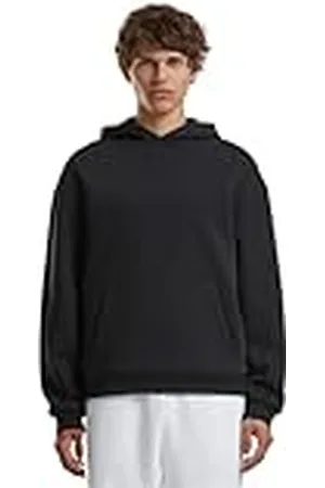 Build Your Brand Huvtröja för män, fluffig huvtröja, avslappnad huvtröja i lös passform, storlekar S–5XL, , 3XL