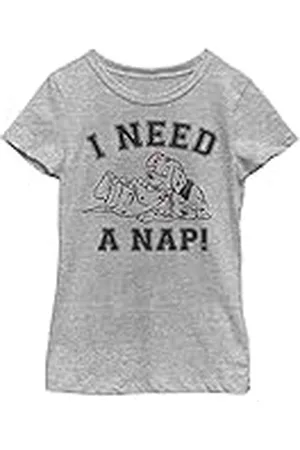 Fifth Sun Disney Flicka 101 Dalmations Nap T-shirt, atletisk Heather, L, Athletic Heather, L