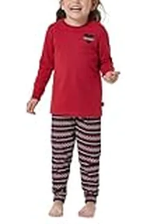 Schiesser Pyjamas set lång – 100% ekologisk bomull – storlek 92 till 140, , 92 cm