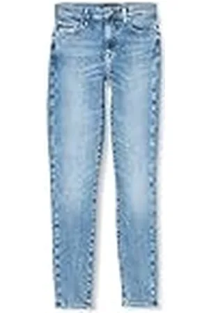 7 for all Mankind HW Skinny Illusion med förtrollade Squiggle Jeans, , vanlig för kvinnor, , one size