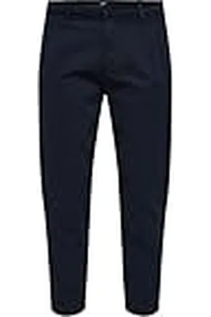 Only & Sons Herr ONSAVI Beam Chino Twill PK 3286 chinos byxor, nattsky, 33/34