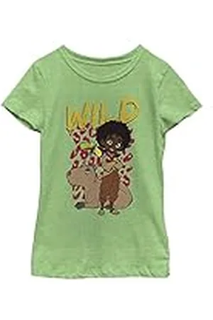 Disney Flickor Pixar Encanto Antonio vilda djur affisch heather t-shirt t-shirt, grön Apple, X-Small US, , XS