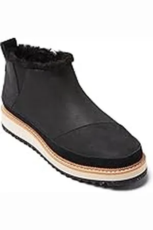 TOMS Women_Boot_Water Resistant Black Oiled Nubuck/Sued, Vandring Stövlar Dam, , 37.5 EU