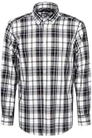 Bugatti Skjorta för män, button-down, långärmad, modern passform, , M