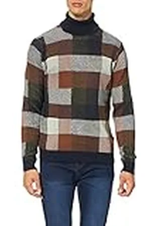 Casual Friday Herr karl jacquard stickad tröja, , XL