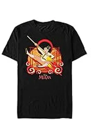 Disney Unisex Raging Fire Mulan ekologisk kortärmad t-shirt, , L, , L