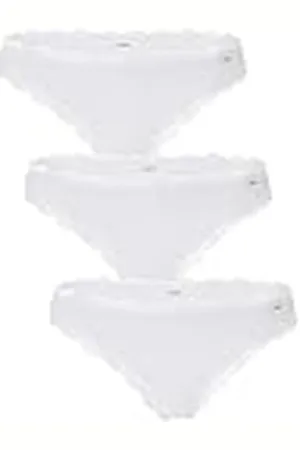 Lovable Brasiliansk Fancy Soft Bomull Härlig Dam Briefs x3, , L