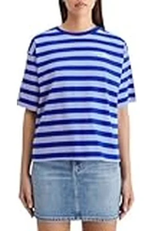 Scotch&Soda Randig T-shirt för kvinnor, , S