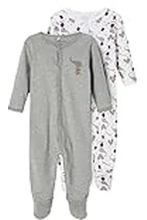 NAME IT 2-pack unisex sovsparkdräkt av ekologisk bomull, , 74 cm