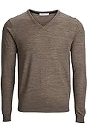 SELECTED SELECTED HOMME Tröja för män torn merino v-hals NOOS ID, , L