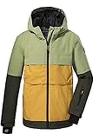Killtec Skidjacka för pojkar och funktionell jacka med huva och snöfall KSW 180 BYS SKI JCKT, , 128, 38785-000