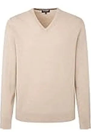 Hackett Herr bomull kashmir V-hals stickade kläder, , 3XL