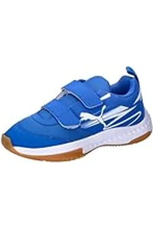 PUMA Unisex barn Varion Ii V Jr Indoor Court Shoe, Team Royal White Gum, 28 EU