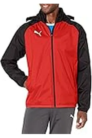 PUMA Herr TeamLIGA All Weather Jacket, Röd/Svart, L, Red Black, L