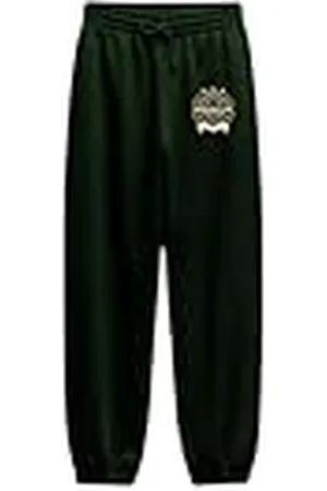 American College Chinos joggingbyxor sport varma kläder blandade män och kvinnor casual modell ACJOGW5 mörkgrön M, , M