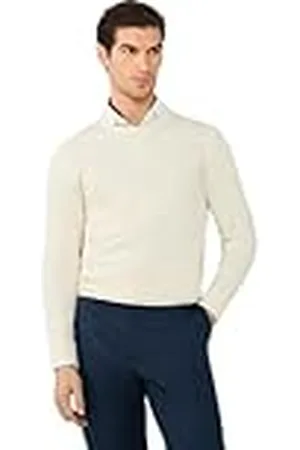 Hackett GMD Merino Silk Crew Stickat, , XS, , XS