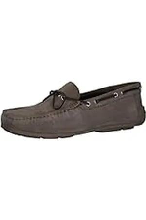 Marco Tozzi Män av Guido Maria Kretschmer, läder, 2-14601-42 platta tofflor, taupe, 44 EU, , 44 EU
