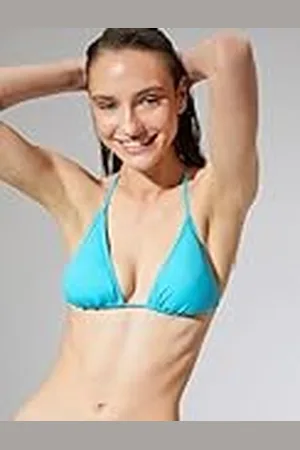 Koton Vadderad hållare för kvinnor, hals, triangel bikinitopp, badkläder, , 36 SE