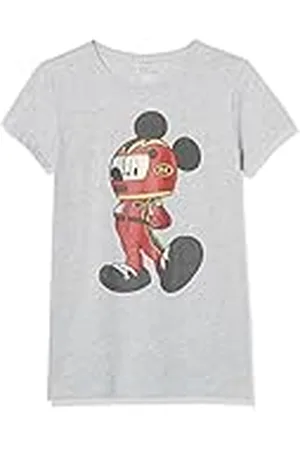 Disney Karaktärer Musse Racecar Driver Girl Heather Crew Tee, , XS