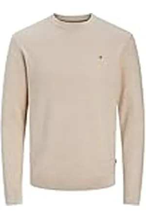JACK & JONES JACK&JONES Jprblurony stickad crew neck, , XXL