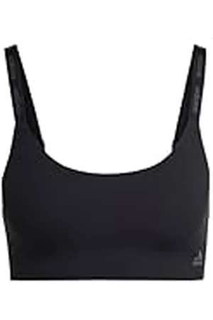 adidas Micro Flex Trådlös sömlös loungebehå för kvinnor, , M, , M