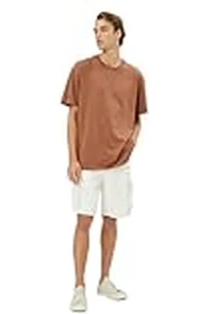 Koton Herr cargoficka Seam detalj bomull jeans shorts, , 31
