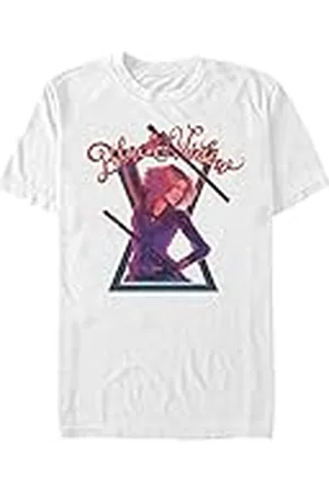 Marvel Unisex svart Widow Widow Stance Organic kortärmad T-shirt, , XXL