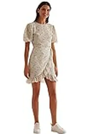 NA-KD Dam Frilled Mini Klänning Casual, , 38 SE