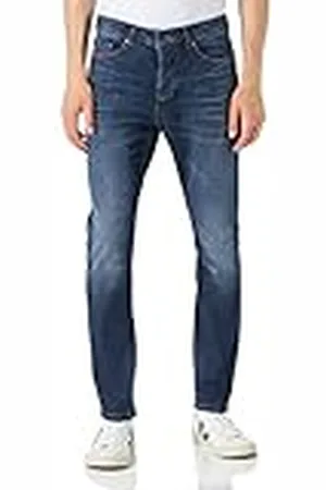 Timezone Herr Slim DwyaneTZ jeans, tvätt blå, 30/32
