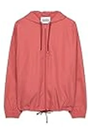 Seidensticker Silkesdekal studio anorak – överdimensionerad passform – långärmad – enfärgad – huva – unisex – huvjacka med dragkedja, , L