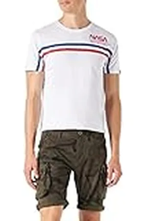Alpha Industries Crew Short Camo för män Dark Olive