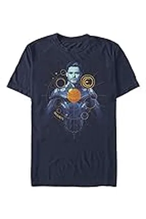 Marvel Unisex The Eternals Ikaris orange organic kortärmad T-shirt, , M