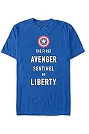 Marvel Unisex Avengers Classic Sentinel Liberty Organic kortärmad T-shirt, , XXL