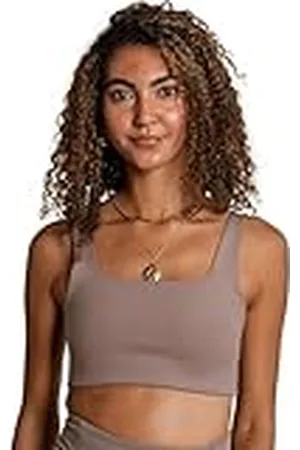 GIRLFRIEND COLLECTIVE Tommy Sports Bra, Women’s Sports Bra Cropped, Square Neck, Without padding and underwire, Perfect for Boxing, Running, Training, Sizes XXS-6XL