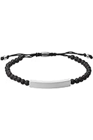 Fossil Armband För Män Vintage Casual, Inre Längd: 170mm ~ 250mm Svart Semi-Precious Bracelet, JF03247040