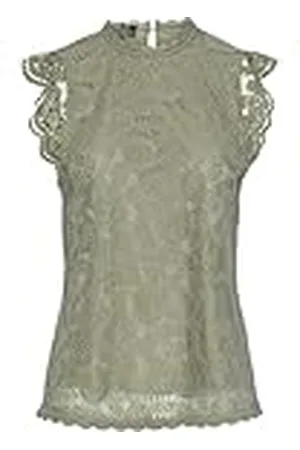 Pieces® Damer Pcolline Sl Lace Top Noos Bc spetstopp, , M