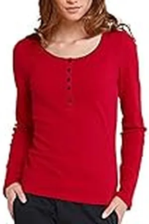 Schiesser Upptäck av kvinnors avslöja Henley L/Sleeves pyjamas topp