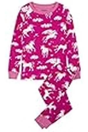 Hatley Flicka ekologisk bomull långärmad pyjamas set pyjamas, , 8 År