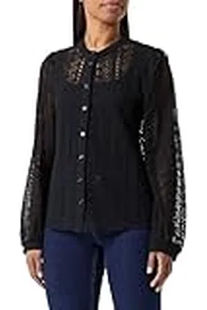 Pieces® Bestseller A/S Pcjia Ls spetsskjorta blus, , M