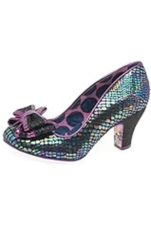 Irregular Choice Oregelbunden val Ban Joe, iridesent , bred passform UK 4 (EU 37), , 4 UK Wide
