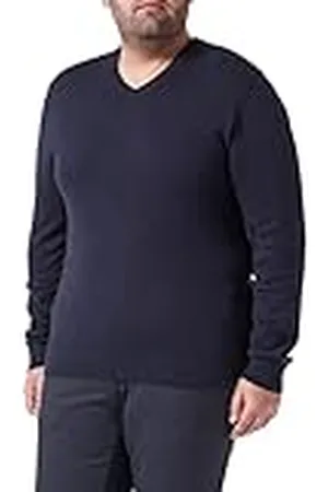 Hackett Herr bomull kashmir V pullover tröja, , XS