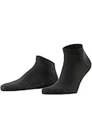 Falke Herr Cool 24/7 ekologisk bomull förstärkta herrsneakers utan motiv andas svettfri tunn enfärgad 1 par strumpor, grå (antracit.Mel 3080), 41–42