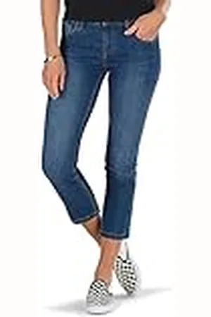 Vans Dam beskurna utsvängda jeans, , 27W x 30L (Tillverkarens Storlek:5)