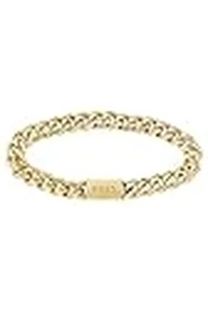 HUGO BOSS Jewelry länkarmband för herrkollektion CHAIN FOR HIM gult guld – 1580403M, M, Rostfritt stål, Ingen ädelsten