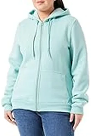 SANIKA Snygg huvtröja för kvinnor med dragkedja, Tröja Dam, Polyester Storlek XXL, , XXL