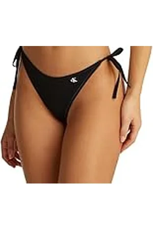 Calvin Klein Dam snörsida slips sträng sidoband, , 3XL, , 3XL stor