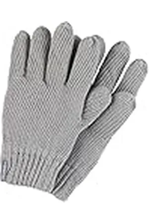 Sterntaler Baby unisex fingerhandskar barn stickade fingerhandskar melerade – fingerhandskar – fodrade med fleece – ljusgrå, 2, , 2