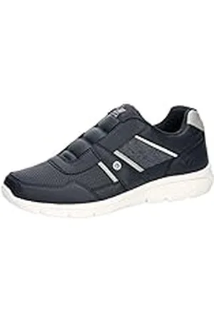 LICO Unisex Conner tofflor sneakers, marinblå/grå, 43 EU