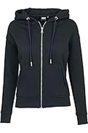 Urban classics Damjacka, klassisk dragkedja, huvtröja, basic sweatjacka, sweatshirt med huva i 5 färgvarianter tillgängliga, storlekar XS – 5XL, , S