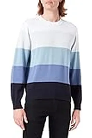 HUGO BOSS Herr Stripo stickad tröja, , XL, , XL